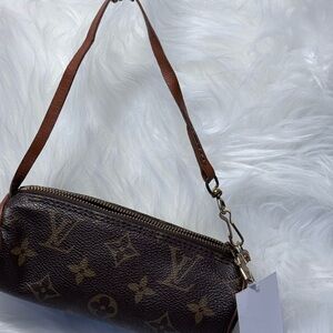 Louis Vuitton Brown Monogram Wristlet
